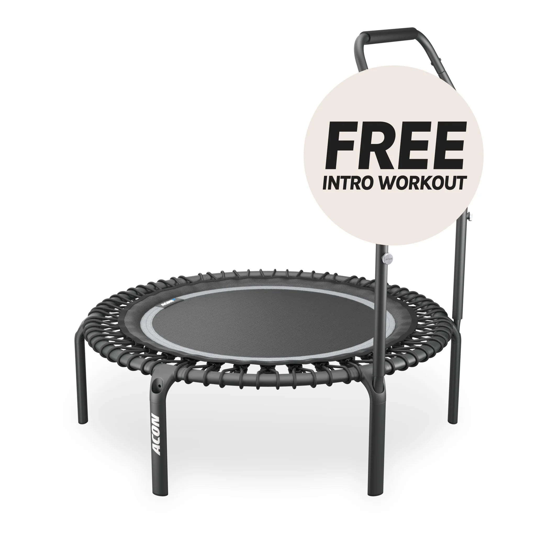 ACON Fit 44in Round Rebounder Fitness Trampoline with Active Handlebar - Image 6