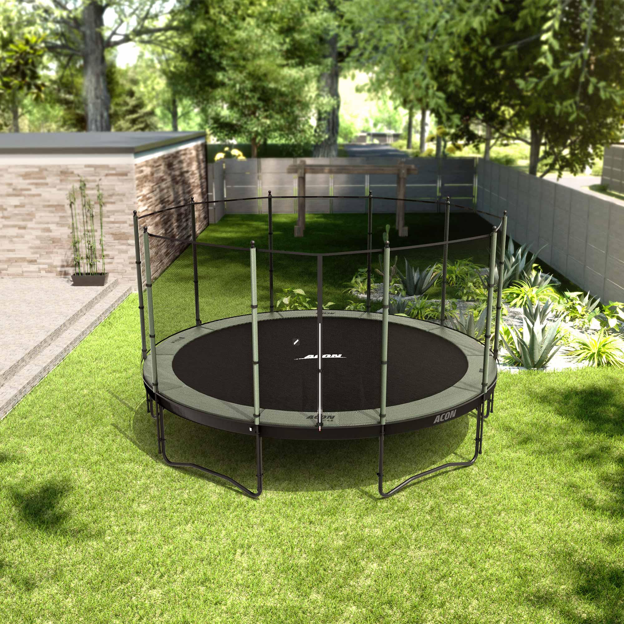ACON Air 15ft Round Trampoline with Standard net and Ladder - Image 3